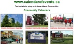 Calendars of Events for Didsbury, Carstairs, Olds, Cremona, Mtn View County, and the Arts